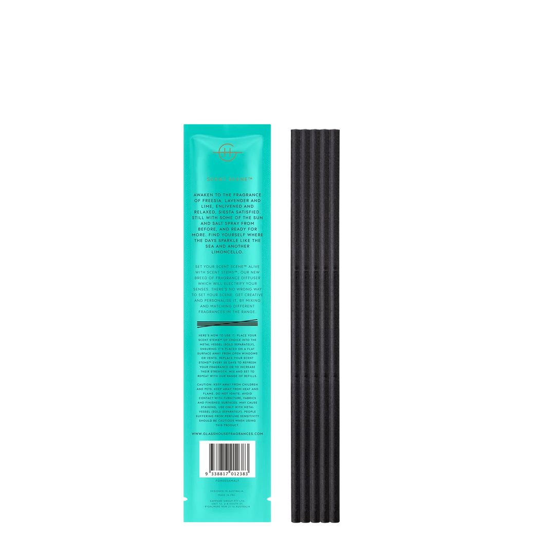 Rustic White & Wood LOST IN AMALFI - REPLACEMENT SCENT STEMS Glasshouse Fragrances 4 Rustic White & Wood LOST IN AMALFI - REPLACEMENT SCENT STEMS Glasshouse Fragrances