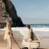 Rustic White & Wood The Beach People - Beach Cart - Stone Little Ones