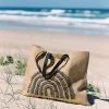 Rustic White & Wood The Beach People - Poesie Jute Bag Lifestyle Bags 1 Rustic White & Wood The Beach People - Poesie Jute Bag Lifestyle Bags