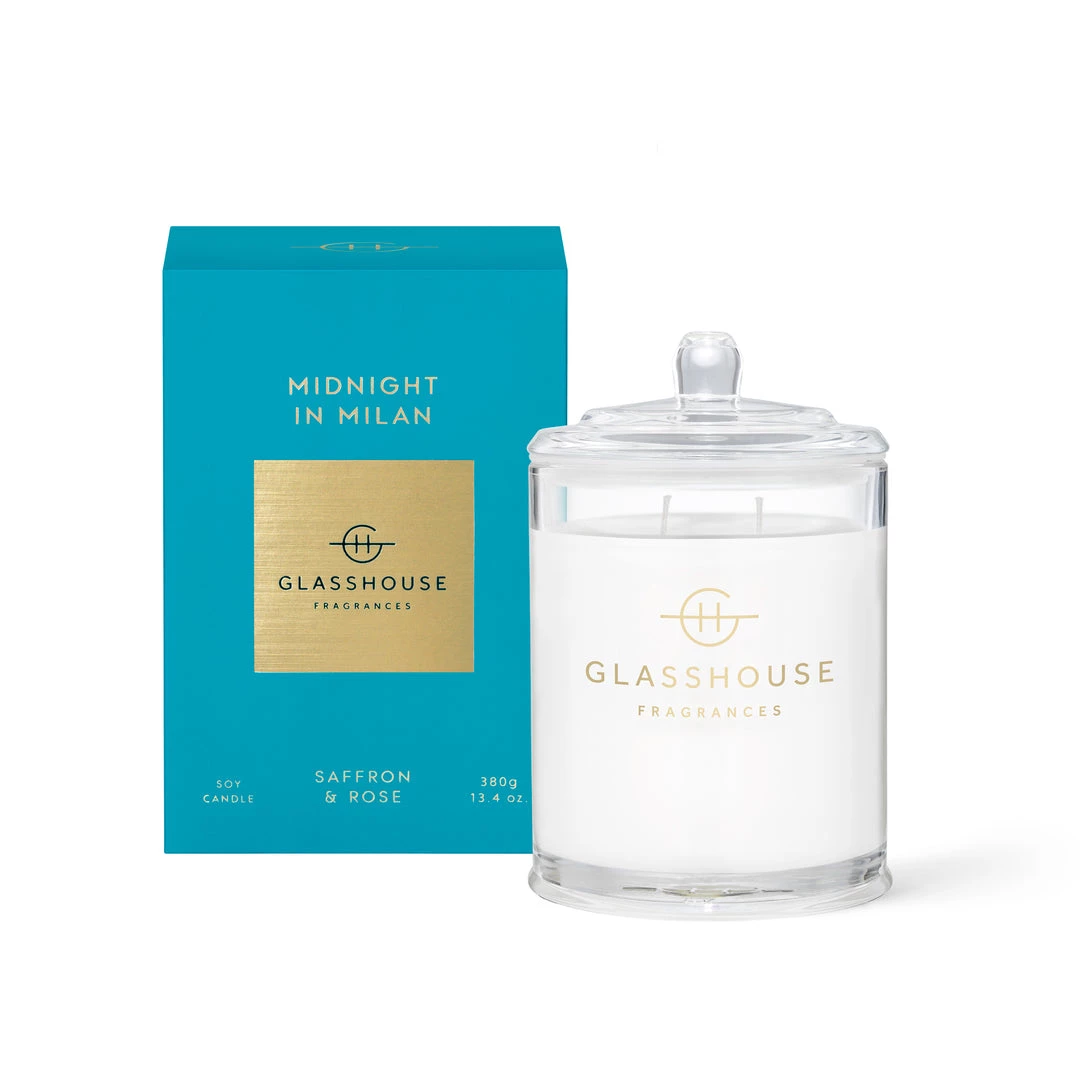 Rustic, White & Wood GLASSHOUSE CANDLE - MIDNIGHT IN MILAN - 380g Glasshouse Fragrances 3 Rustic, White & Wood GLASSHOUSE CANDLE - MIDNIGHT IN MILAN - 380g Glasshouse Fragrances
