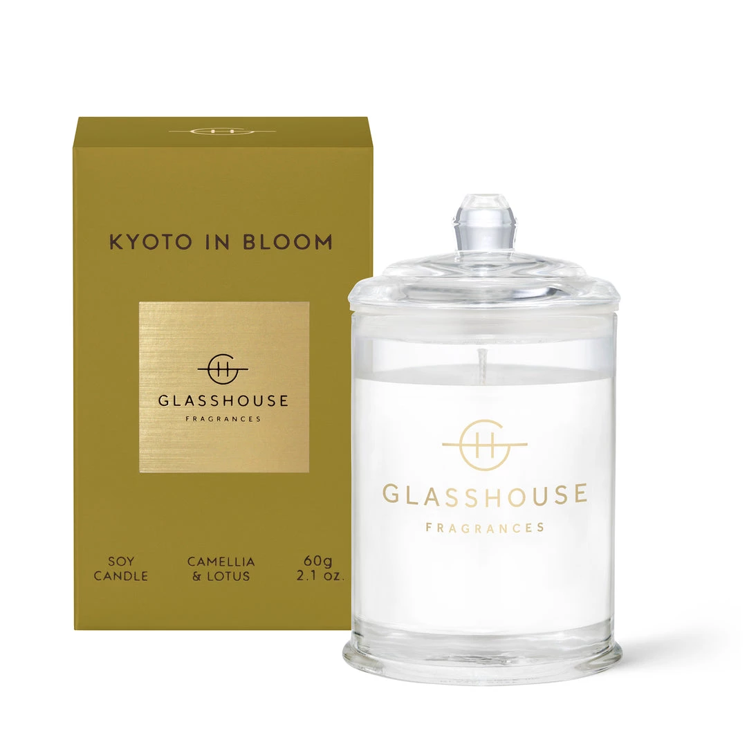 Rustic, White & Wood GLASSHOUSE CANDLE - KYOTO IN BLOOM - 60g 3 Rustic, White & Wood GLASSHOUSE CANDLE - KYOTO IN BLOOM - 60g