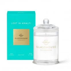 Rustic, White & Wood GLASSHOUSE CANDLE - LOST IN AMALFI - 60g Glasshouse Fragrances
