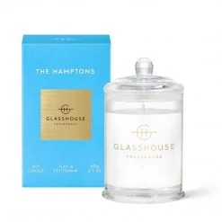 Rustic, White & Wood GLASSHOUSE CANDLE - THE HAMPTONS - 60g