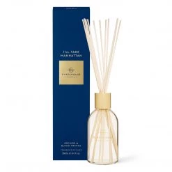 Rustic, White & Wood GLASSHOUSE DIFFUSER - I'LL TAKE MANHATTAN - 250ml