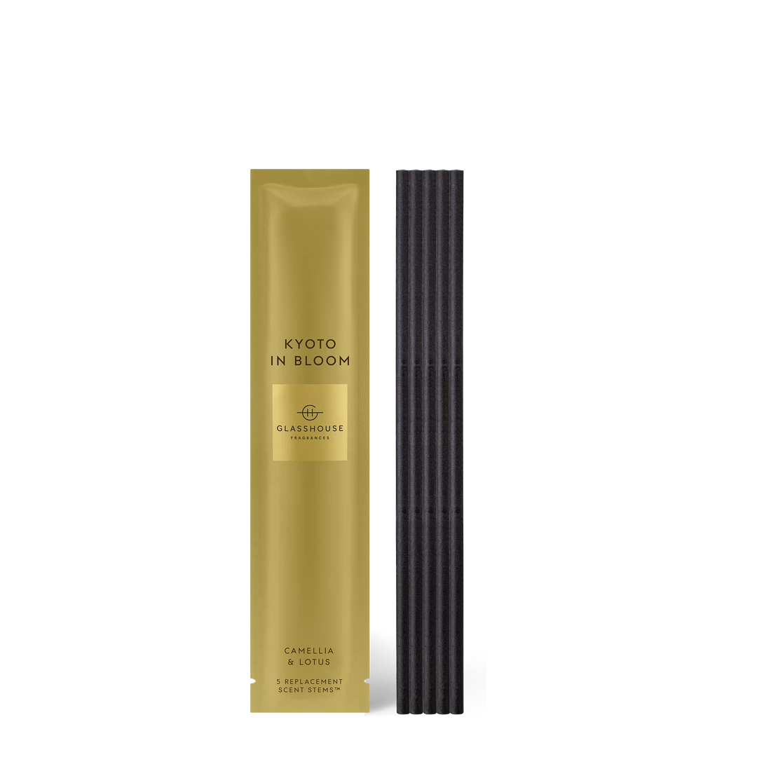 Rustic White & Wood KYOTO IN BLOOM - REPLACEMENT SCENT STEMS Glasshouse Fragrances 3 Rustic White & Wood KYOTO IN BLOOM - REPLACEMENT SCENT STEMS Glasshouse Fragrances