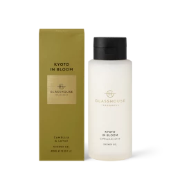 Rustic, White & Wood GLASSHOUSE KYOTO IN BLOOM - SHOWER GEL 400ml Glasshouse Fragrances