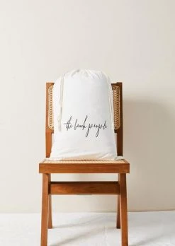 Rustic White & Wood The Beach People - Cotton Laundry Bag Lifestyle Bags