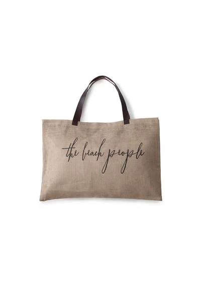 Rustic White & Wood The Beach People - Original Jute Bag 6 Rustic White & Wood The Beach People - Original Jute Bag
