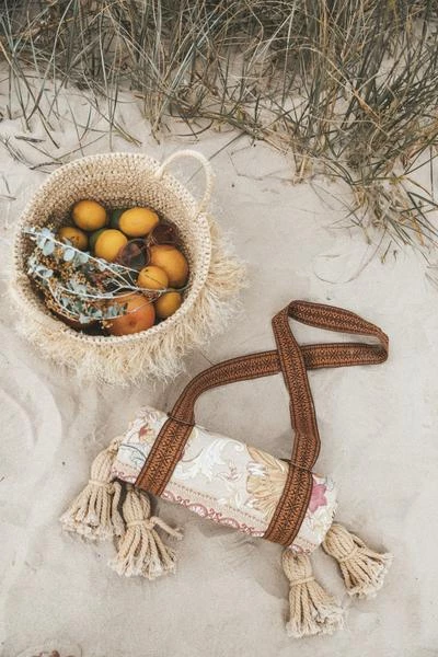 Rustic White & Wood Wandering Folk Picnic Rugs Pastel Forest Picnic Rug 7 Rustic White & Wood Wandering Folk Picnic Rugs Pastel Forest Picnic Rug