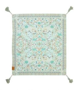 Rustic White & Wood Wandering Folk Picnic Rugs Crystal Forest Picnic Rug