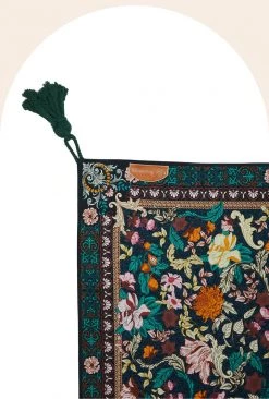 Rustic White & Wood Emerald Forest Picnic Rug