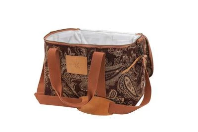 Rustic White & Wood Acacia Cooler Bag - Coco 5 Rustic White & Wood Acacia Cooler Bag - Coco
