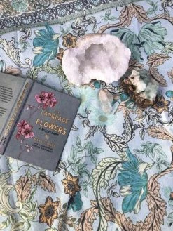 Rustic White & Wood Wandering Folk Picnic Rugs Crystal Forest Picnic Rug 13 Rustic White & Wood Wandering Folk Picnic Rugs Crystal Forest Picnic Rug