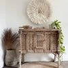 Rustic White & Wood Furniture Vintage Damchiya Carved Console 1 Rustic White & Wood Furniture Vintage Damchiya Carved Console