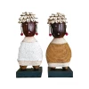 Rustic White & Wood Tribal Treasures Namji Doll - White Or Gold - X-Small 1 Rustic White & Wood Tribal Treasures Namji Doll - White Or Gold - X-Small