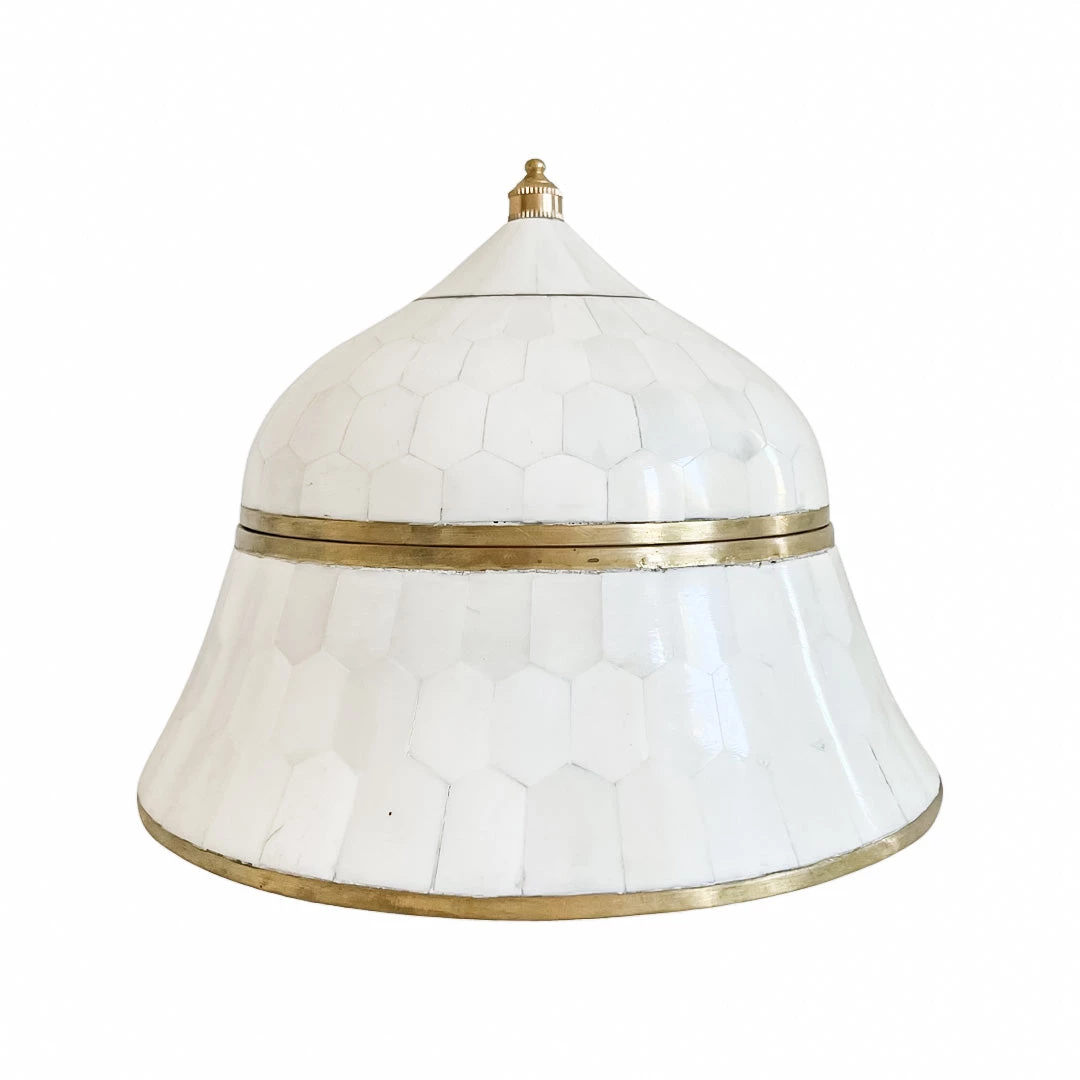 Rustic White & Wood Bone Inlay Trinket Boxes - White Homewares 6 Rustic White & Wood Bone Inlay Trinket Boxes - White Homewares