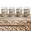 Rustic White & Wood Accessories Bahama Drinking Glass Set