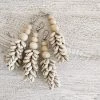 Rustic White & Wood Accessories Cowrie Cluster Shell Keyring 2 Rustic White & Wood Accessories Cowrie Cluster Shell Keyring