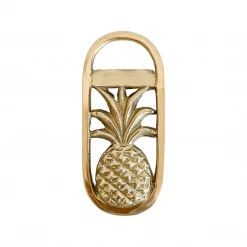 Rustic, White & Wood Brass Bottle Top Opener | Palm Tree • Pineapple Accessories