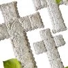 Rustic White & Wood Coastal Decor Shell Cross 2 Rustic White & Wood Coastal Decor Shell Cross