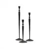 Rustic White & Wood Homewares Grace Taper Candlestand Holder - Set Of 3 - Black Iron 1 Rustic White & Wood Homewares Grace Taper Candlestand Holder - Set Of 3 - Black Iron
