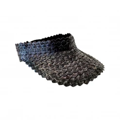 Rustic White & Wood Palm Sun Visor Accessories