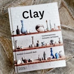 Rustic, White & Wood Books Clay - Contemporary Ceramic Artisans