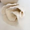 Rustic, White & Wood Turban Vase Coral Coastal Decor