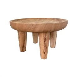 Rustic White & Wood Mentah Coffee Table Furniture