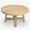 Rustic White & Wood Furniture Lunar Elm Coffee Table