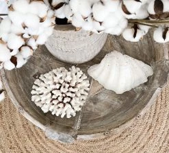 Rustic, White & Wood Vintage Indian Wooden Grinder Table - 02 Furniture 13 Rustic, White & Wood Vintage Indian Wooden Grinder Table - 02 Furniture