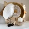 Rustic White & Wood Mother Of Pearl Shell