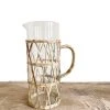 Rustic White & Wood Accessories Bahama Glass Jug