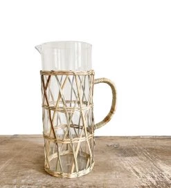 Cheap Rustic White & Wood Store 14 Rustic White & Wood Accessories Bahama Glass Jug