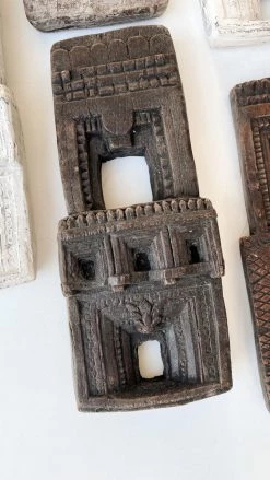 Rustic White & Wood Vintage Treasures Indian Temple Frame - Antique Clay