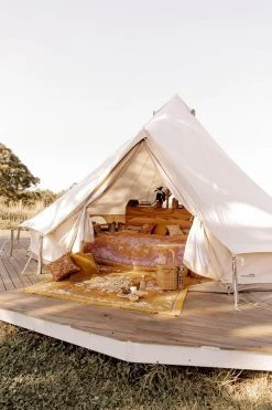 Rustic White & Wood Wandering Throw - Ginger